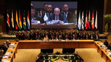 Cumbre de mandatarios del Mercosur, en el Gran Asunción, Paraguay.