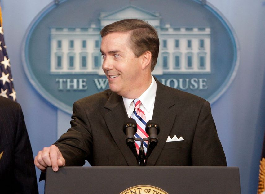 El presidente de la Asociación de Corresponsales de la Casa Blanca, Steve Scully, durante un evento en la sala de prensa James S. Brady de la residencia presidencial, en Washington, el 11 de julio de 2007.&nbsp;