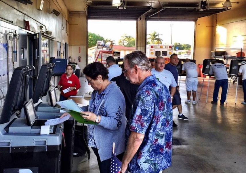 En Mimi-Dade ya votó la mitad del electorado durante el proceso de votación anticipada.