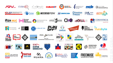 Organizaciones participantes en la iniciativa para declarar inconstitucional el Decreto-Ley 370.&nbsp;