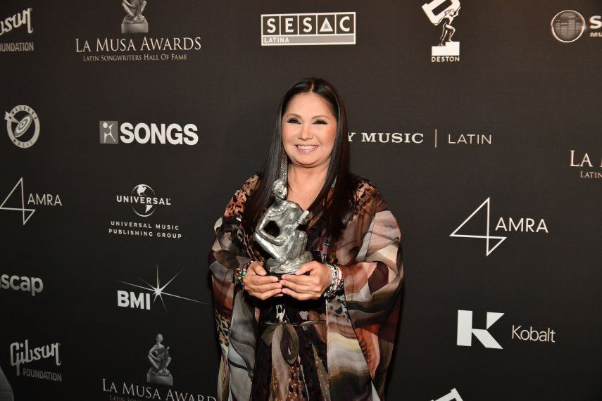 La cantautora mexicana Ana Gabriel.&nbsp;