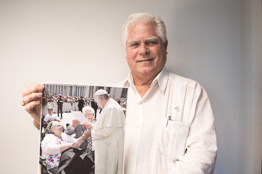 Jesús Díaz Martínez vivió 14 años en las cárceles cubanas y apostó contra todo pronóstico llevar una carta al Papa Francisco, donde pide su intercesión por sus compatriotas presos. (JJ BLANCO)
