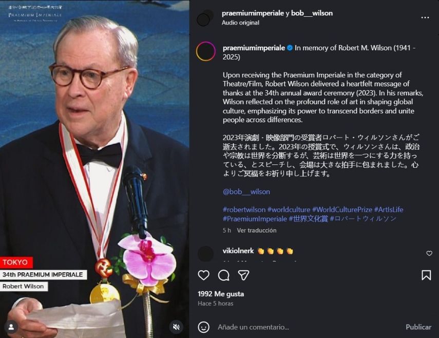 Wilson, quizás más popular en Europa que en su propio país, se destacó por sus puestas en escena de obras originales y del repertorio tradicional