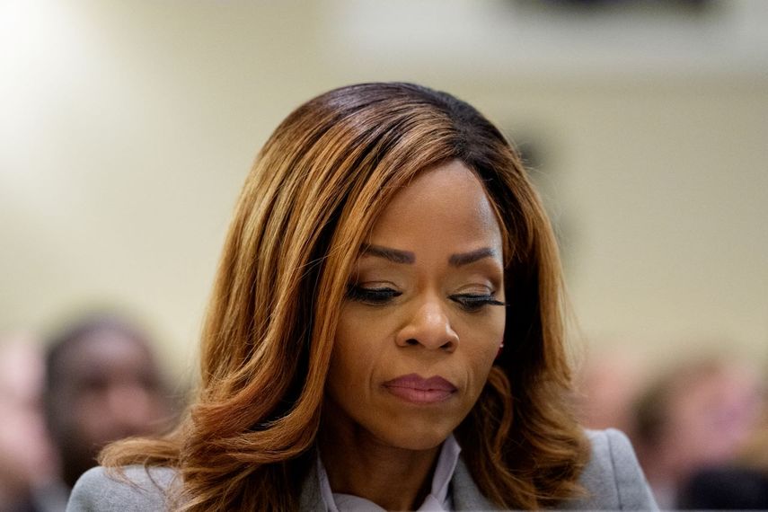 La representante Sheila Cherfilus-McCormick, demócrata de Florida, comparece ante una audiencia del Comité de Ética de la Cámara en el Capitolio el 26 de marzo de 2026 en Washington, DC.