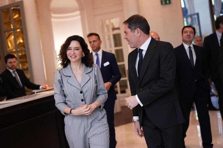 La presidenta de la Comunidad de Madrid, Isabel Díaz Ayuso, destacó del empresario Gerardo Cuerva su “defensa valiente y real de las pymes ante todos y ante todo”