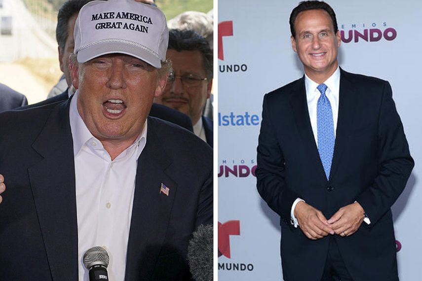 Donald Trump y José Díaz Balart. (EFE)