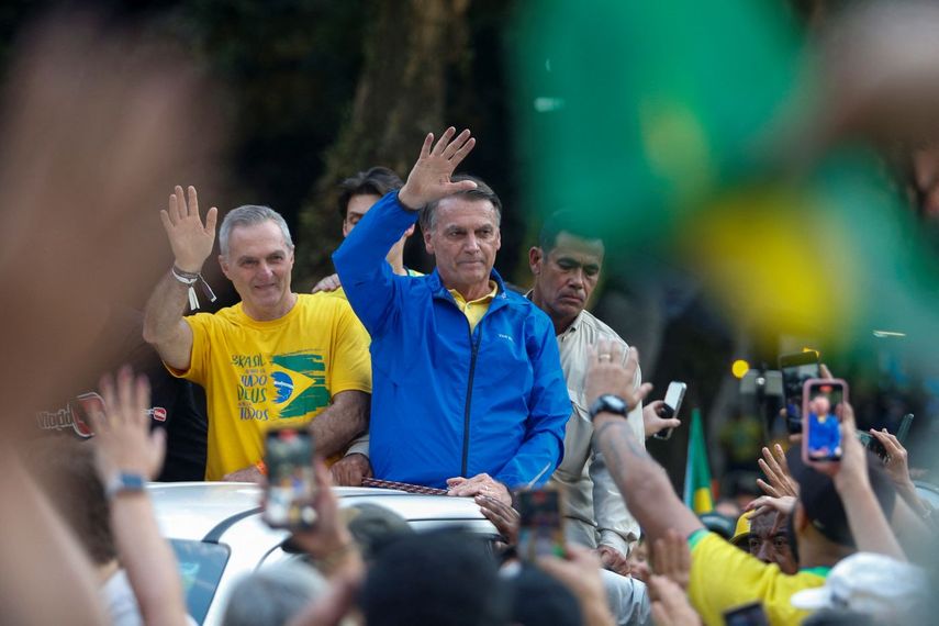 El expresidente brasileño Jair Bolsonaro.