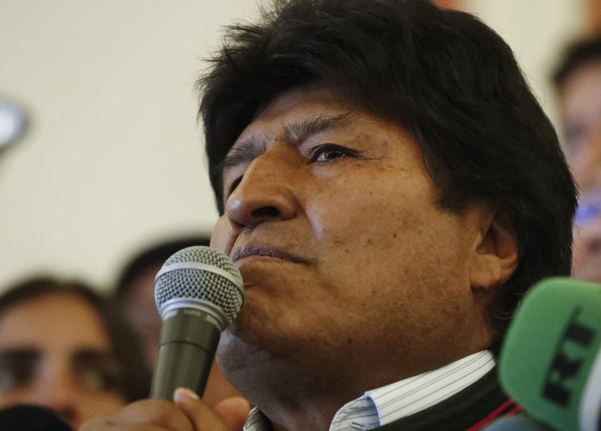 Fotograf&iacute;a del 20 de octubre de 2019m de Evo Morales, quien busca la reelecci&oacute;n en la presidencia de Bolivia.