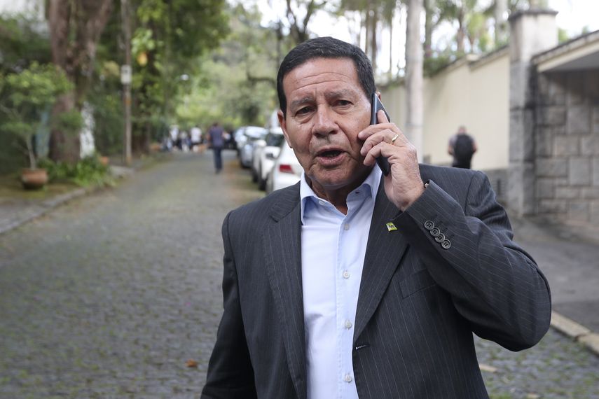 Hamilton Mourao,&nbsp;vicepresidente electo brasileño y general en la reserva.