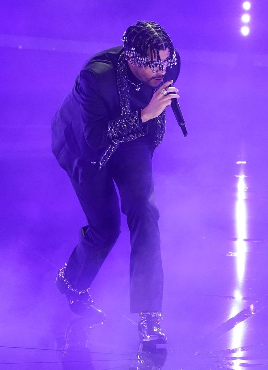 Bad Bunny en los Premios Billboard 2020.
