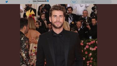Fotograf&iacute;a publicada el 8 de junio de 2019 por el actor australiano Liam Hemsworth en su cuenta oficial de Twitter.&nbsp;