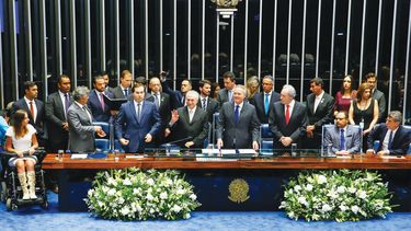 Michel Temer juró como Presidente ante el Congreso de Brasil el 31 de agosto.