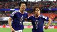 Keito Nakamura #13 de Japón celebra con Takefusa Kubo #8 tras marcar el primer gol de su equipo durante el partido del Grupo F de la Copa Mundial de la FIFA 2026 entre Países Bajos y Japón