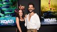 Evaluna Montaner y su esposo, Camilo, en el estreno de la película animada Koati.&nbsp;
