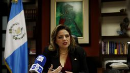 La ministra guatemalteca de Relaciones Exteriores, Sandra Jovel. 