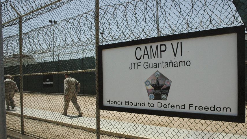 Vista de la cárcel militar en Guantánamo.