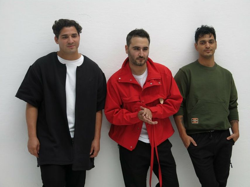 En esta fotograf&iacute;a de archivo del 10 de junio de 2019 Los miembros de la banda mexicana Reik, de izquierda a derecha, Julio Ram&iacute;rez, Jes&uacute;s Navarro y Gilberto Bibi Mar&iacute;n posan para retratos durante un evento para promover su &aacute;lbum &ldquo;Ahora&rdquo;.