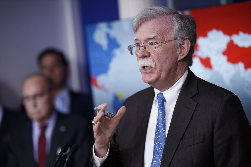 John&nbsp;Bolton, asesor de Seguridad Nacional de EEUU.