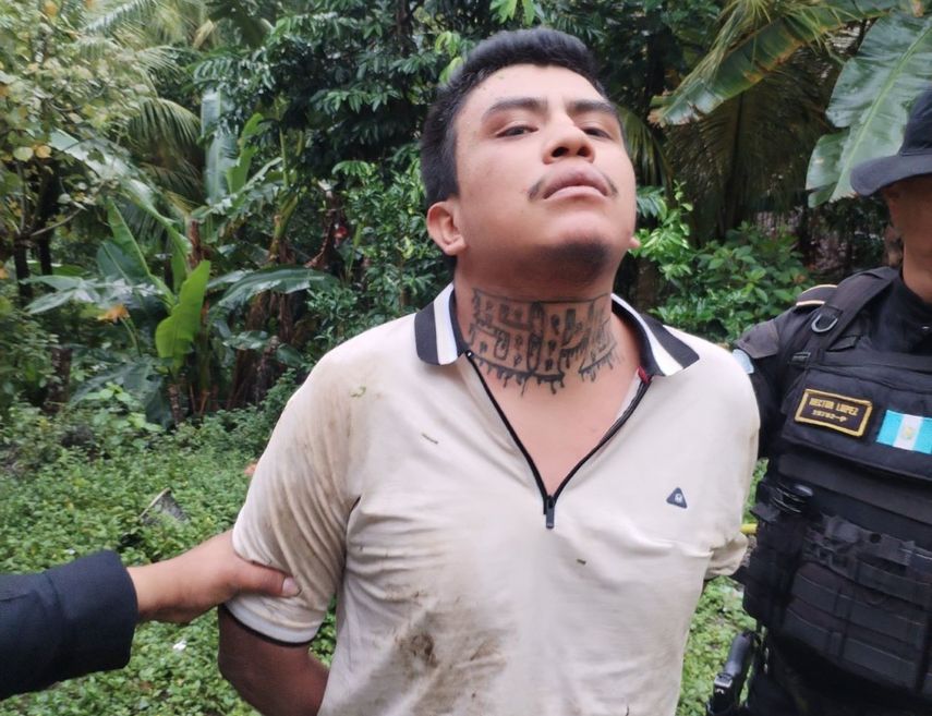 Las autoridades en Guatemala recapturaron al jefe de pandillas, Milton Noel Najarro.