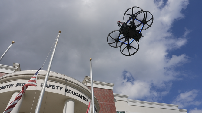 Un dron del proyecto Campus Guardian Angel&nbsp;