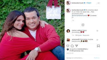 Los&nbsp; presentadores Bárbara Bermudo y Mario Andrés Moreno.