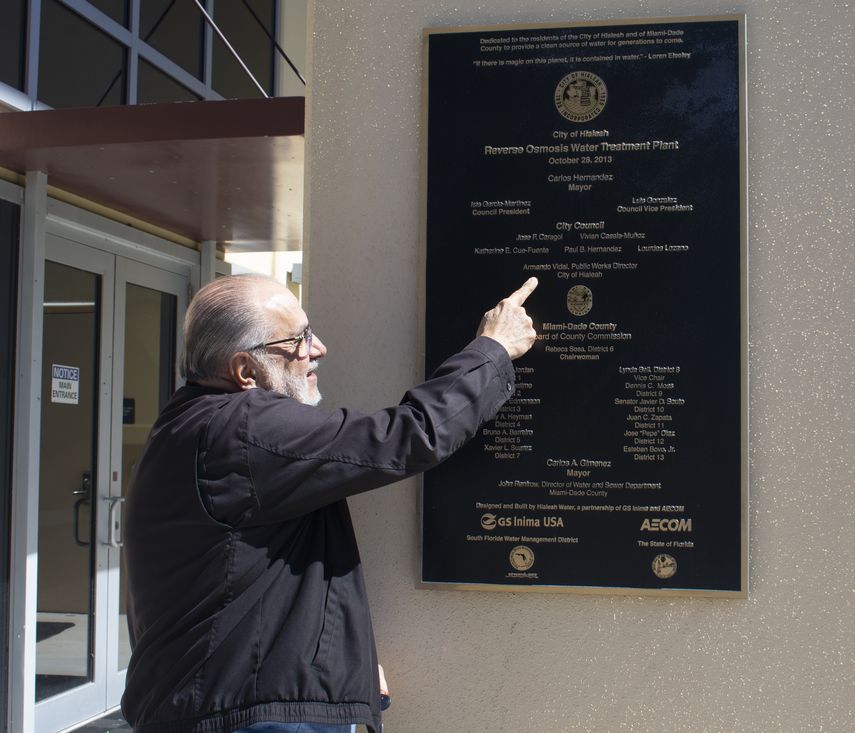 Armando Vidal, jefe del Departamento de Obras Públicas de Hialeah.