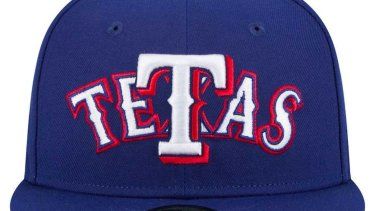 Gorra de los Rangers de Texas que fue retirada por New Era y MLB 