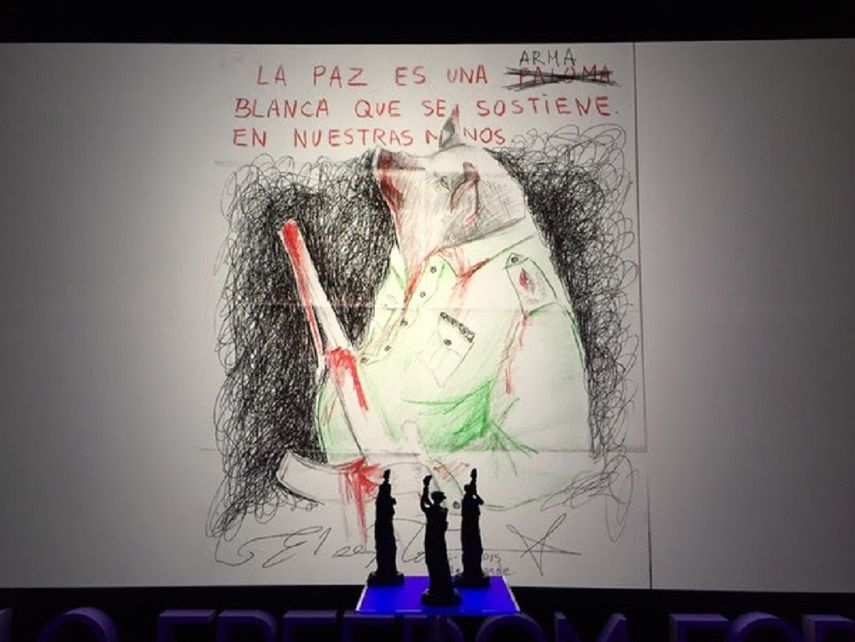 Caricatura de El Sexto. (CORTESÍA)