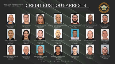 Personas detenidas por su señalada vinculación a una red de fraude vehicular.