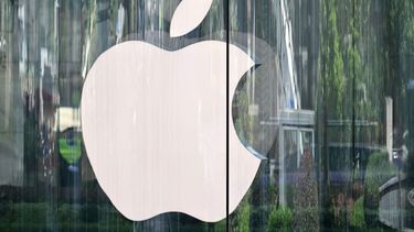 Logo de Apple, el gigante estadounidense de la tecnología y las comunicaciones&nbsp;