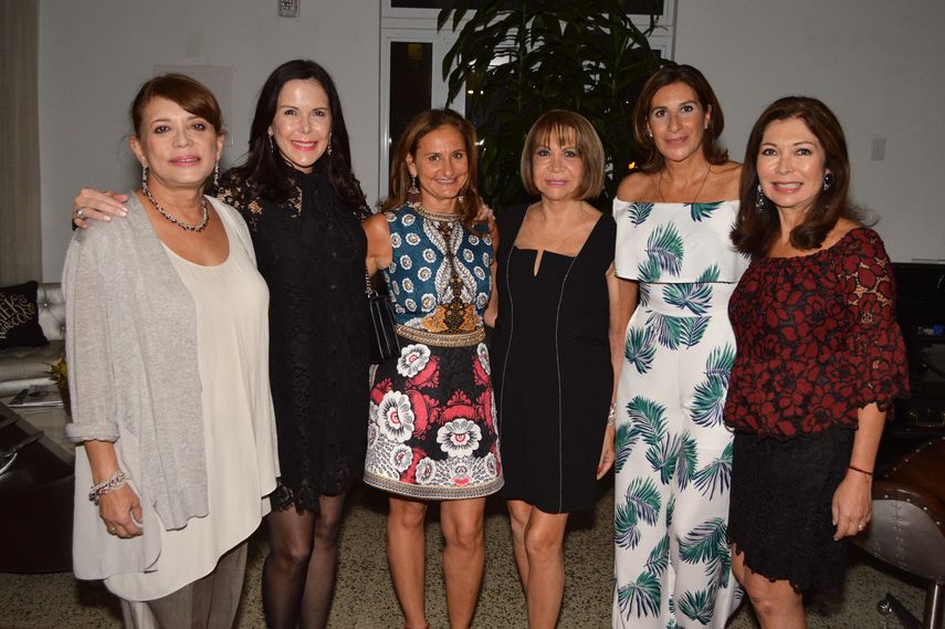 Beatriz Rangel, &nbsp;Lourdes Tudela, Michele Safra, Olga Ortiz Mera, Pilar García de la Granja y Macarena Uzcátegui.