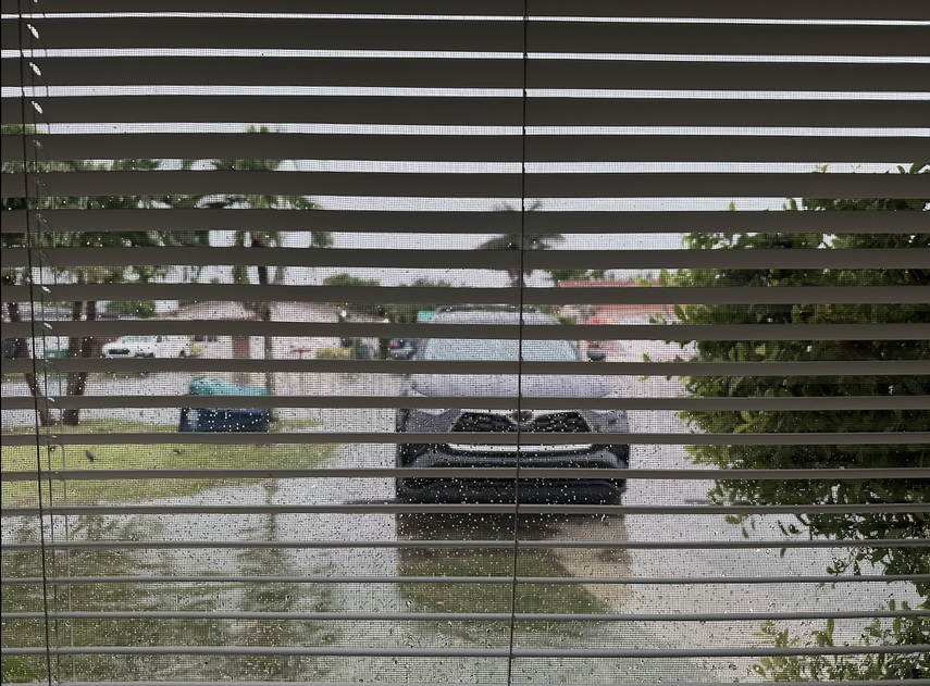 Entre 2 y 4 pulgadas de lluvia han caído en el área.