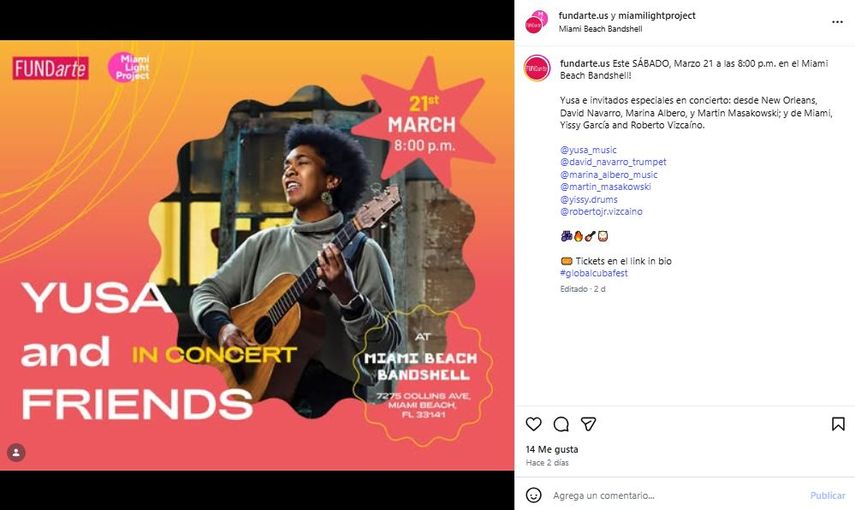 La intérprete Yusa.