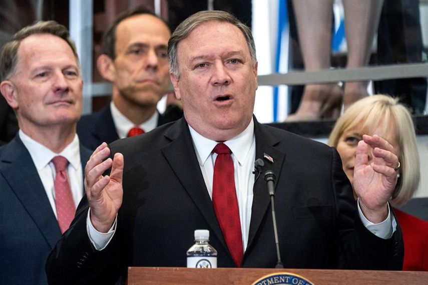 Mike Pompeo, secretario de Estado de EEUU.