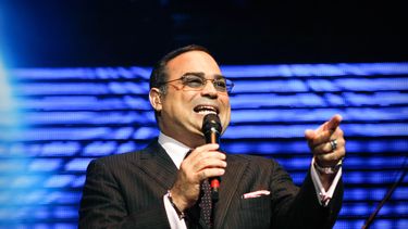 El cantautor Gilberto Santa Rosa.