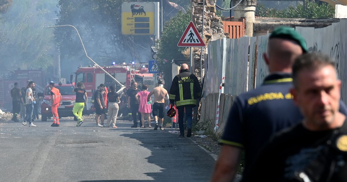 Más de 40 heridos por fuerte explosión en una gasolinera en céntrica zona de Roma
