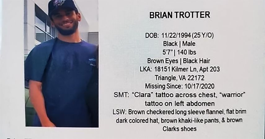 Las autoridades en Virginia buscaban al joven Brian Trotter, cuyo cuerpo apareció en un vehículo en Miami-Dade