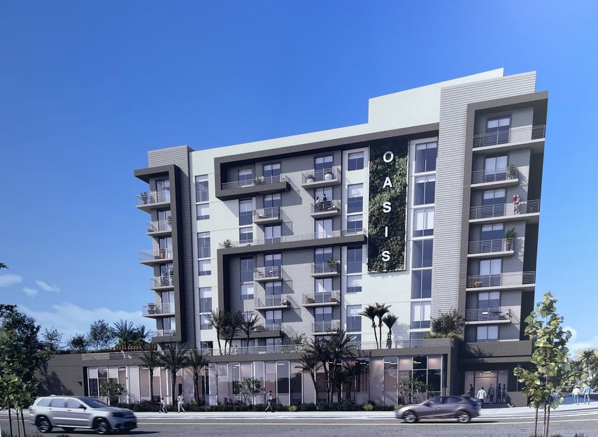 Así será Oasis at Aventura, edificio de viviendas asequibles de HTG. 