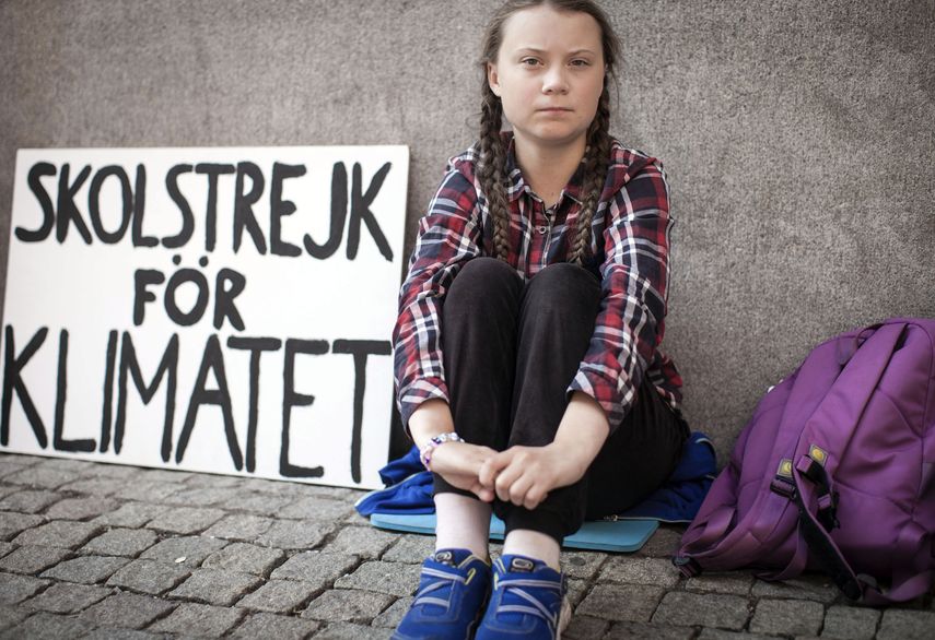 Greta Thunberg en una escena del documental I Am Greta en una imagen proporcionada por Hulu. La película se estrena el viernes en Hulu.
