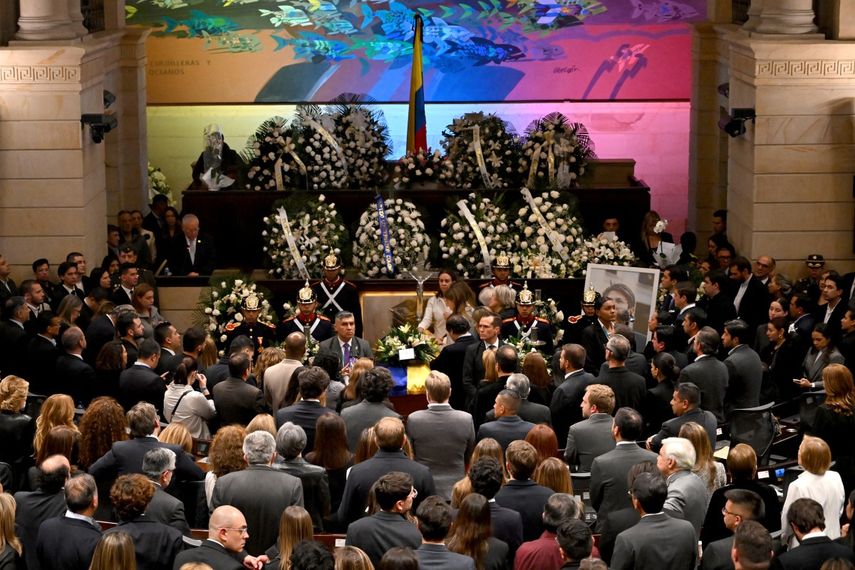 Funeral de Miguel Uribe