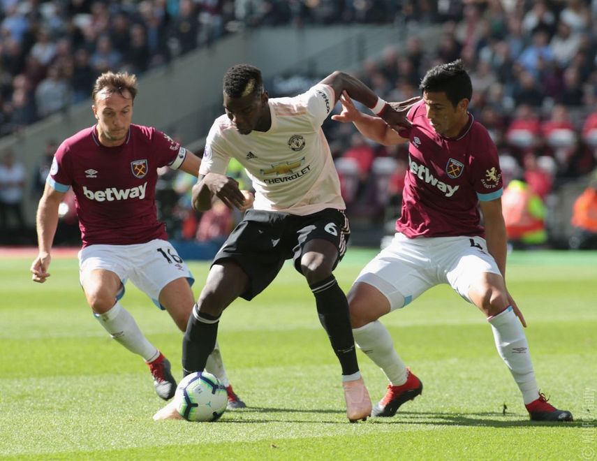 El francés, Paul Pogba, fue titular a pesar de la relación tensa que tiene actualmente con Mourinho.