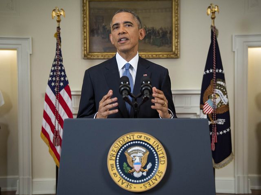 El presidente Barack Obama durante su alocución sobre la nueva relación con Cuba.