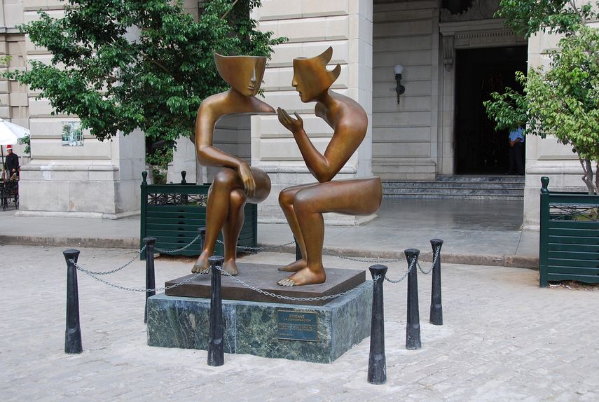 Arte p&uacute;blico, en La Habana.