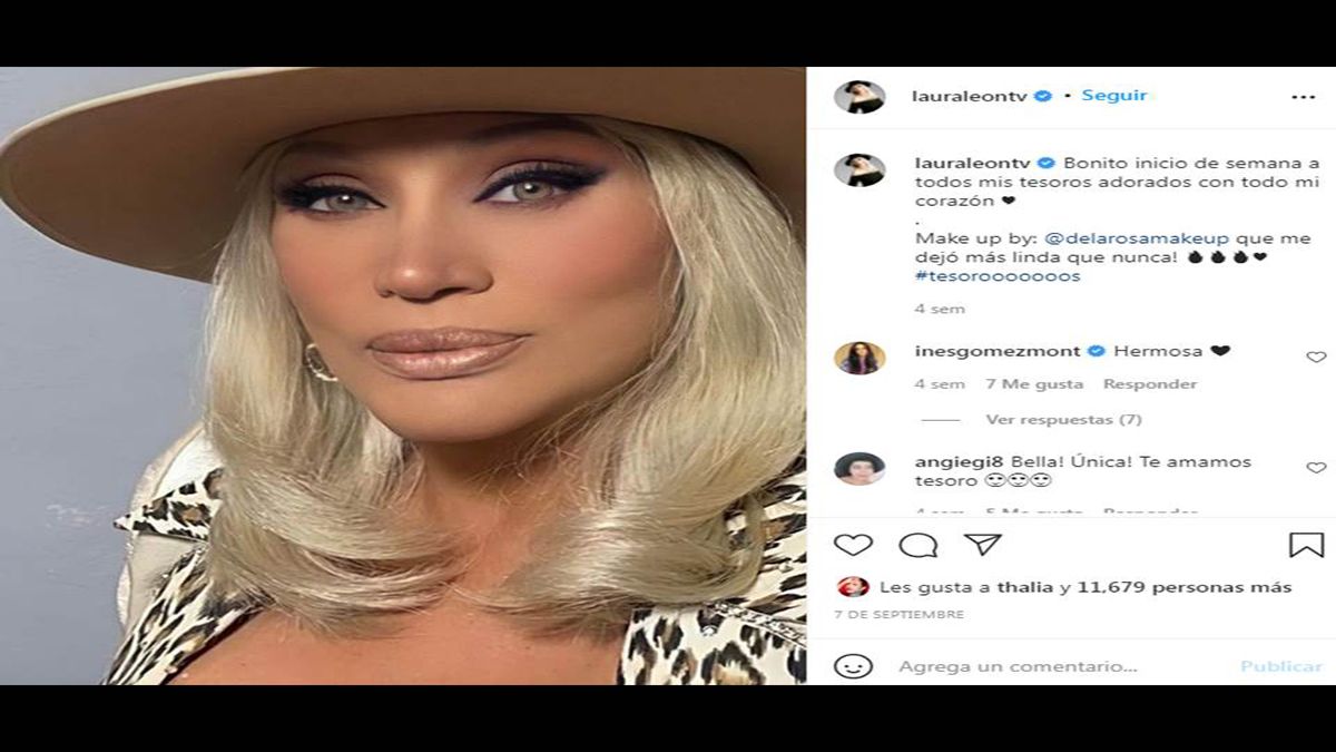 La actriz y cantante mexicana Laura León. La actriz y cantante mexicana Laura León.