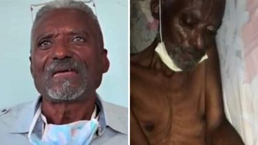 Pablo Moya Delá antes y después de su huelga de hambre.&nbsp;