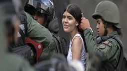 Una joven detenida en agosto 2024
