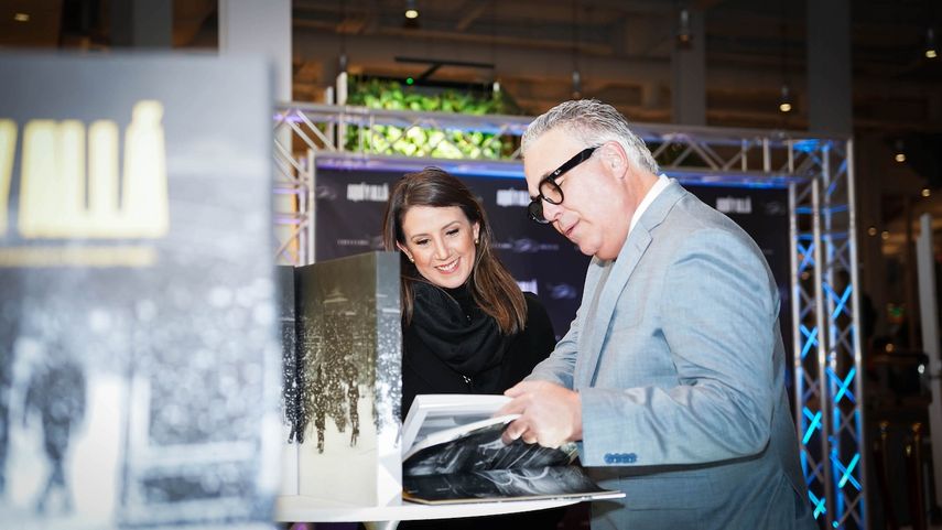 Katherine Hernandez y Roberto Cavada.