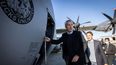 El secretario general de la OTAN, Jens Stoltenberg, y el primer ministro canadiense, Justin Trudeau, en la base de la Real Fuerza Aérea Canadiense en Cold Lake el 26 de agosto de 2022.&nbsp;