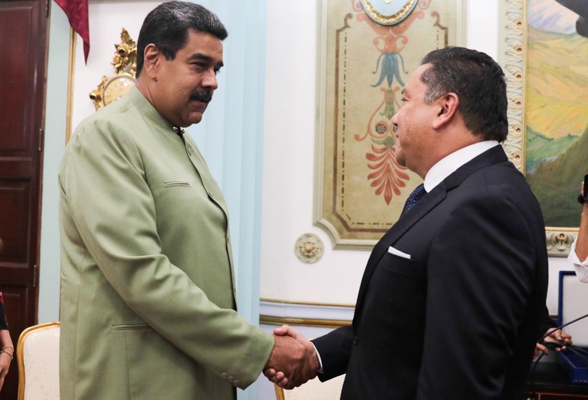 Maduro y Bertucci se reunieron la noche de este jueves en el Palacio de Miraflores&nbsp;