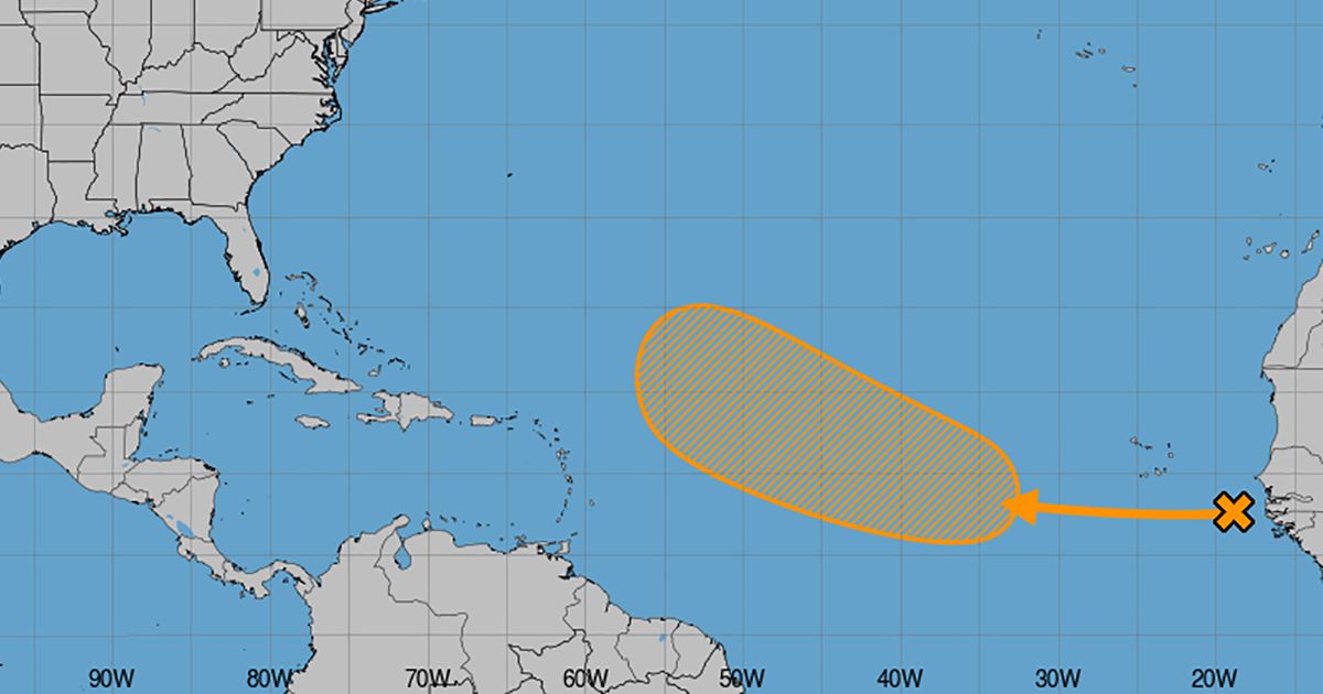 Onda tropical avanza por el Atlántico